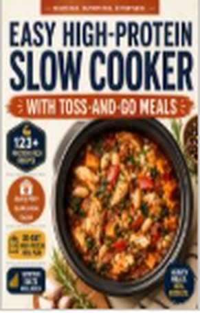 Cover of High-Protein Slow Cooker Cookbook